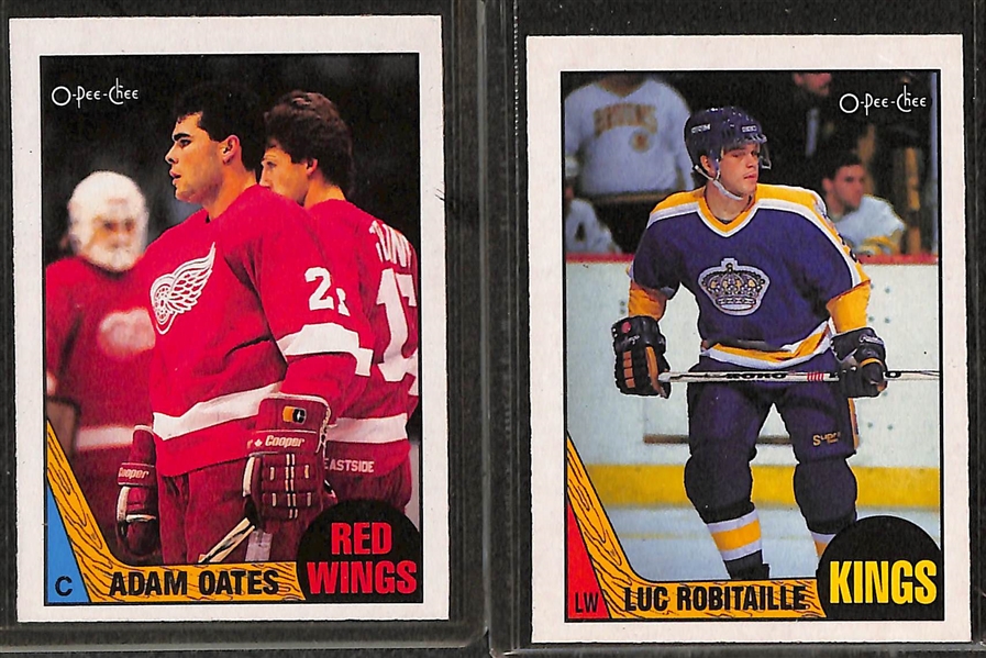 Lot of (2) O-Pee-Chee Hockey Complete Sets of 264 Cards - 1987-88 & 1988-89